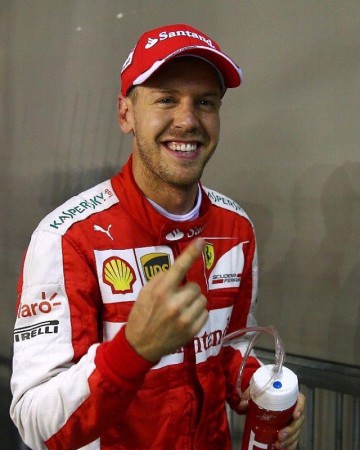  Vettel énekelt a levezető körben, ami nagyon tetszett a Ferrarinak